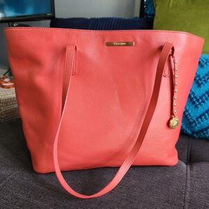 Brahmin Coral Smooth Leather Tote